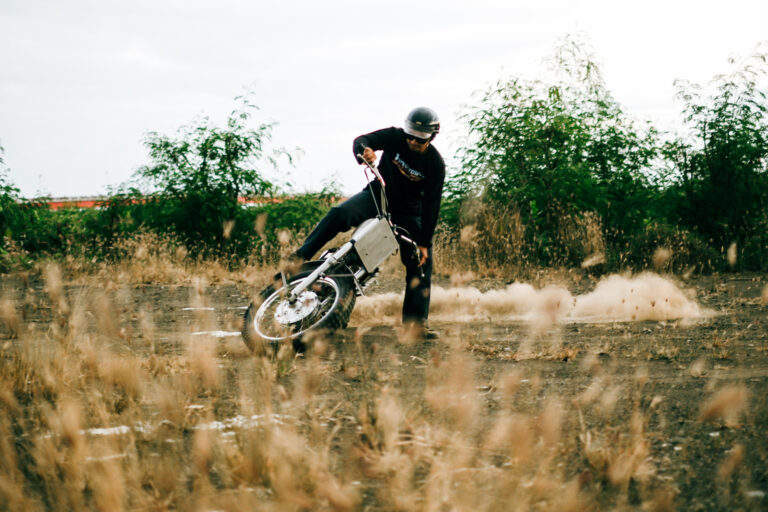 The J A R O T is not your typical show chopper or street racer—this machine is built with one purpose in mind: conquering rough terrain.